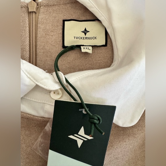 Tuckernuck Women's Sandwhisp Dakotah Dickey Peter Pan Collar Dress Shift XXL NWT - Picture 4 of 16